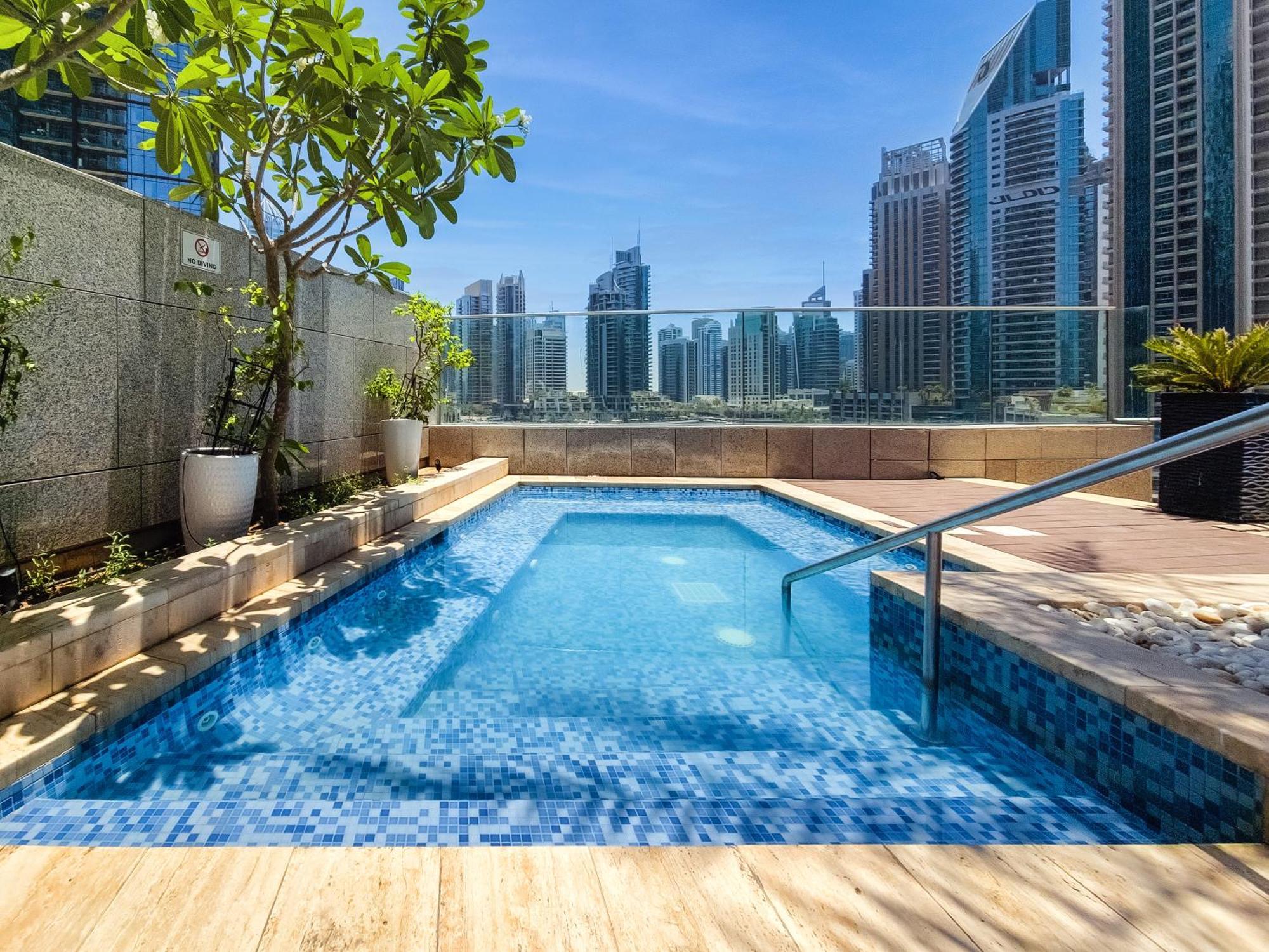 Ultra Modern 1Bd In Damac Heights Marina Apartment Dubai Exterior photo