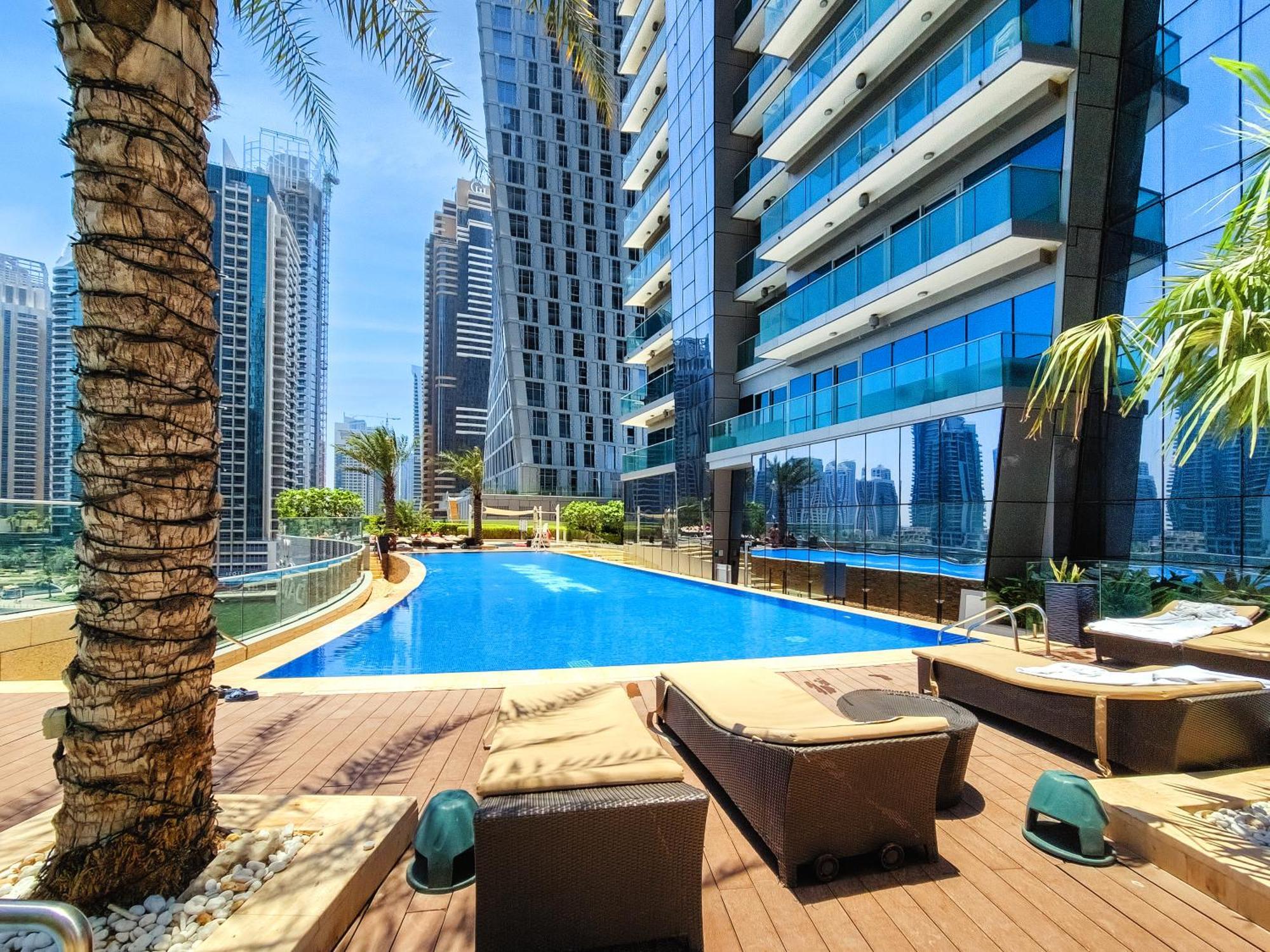 Ultra Modern 1Bd In Damac Heights Marina Apartment Dubai Exterior photo